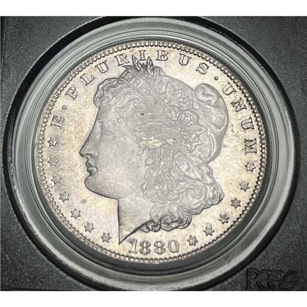 Premium Quality 1880-S Morgan Silver Dollar PCGS MS66 OGH
