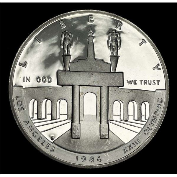 1984-S Olympic Proof Silver Commemorative Dollar