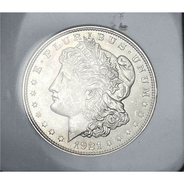 1921 Morgan Silver Dollar NGC MS65