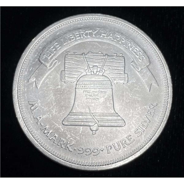 A-Mark "Life Liberty Happiness" 1 ozt .999 Silver