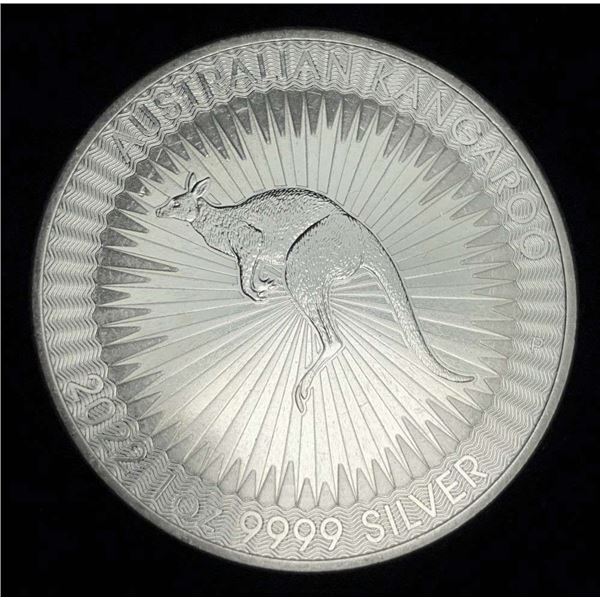 2022 Australia $1 Kangaroo 1 ozt .9999 Silver