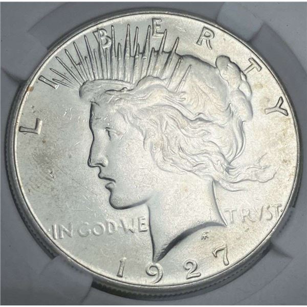 1927-S Peace Silver Dollar MS63