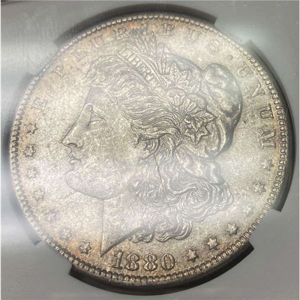 1880-O Morgan Silver Dollar MS64 Roll End