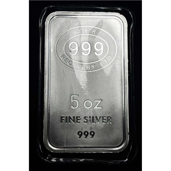 JBR Recovery LTD 5 ozt .999 Silver Bar