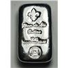 Image 1 : Fleur De Lis Poured .999 Silver 10 ozt Bar