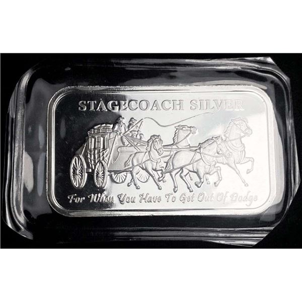 Stagecoach .999 Silver Fractional 1 ozt Bar