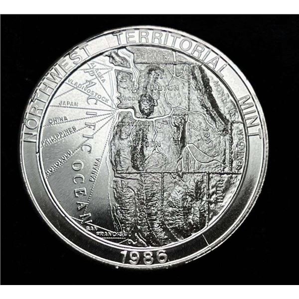 Extremely Rare Vintage 1986 NWTM 1 ozt .999 Silver