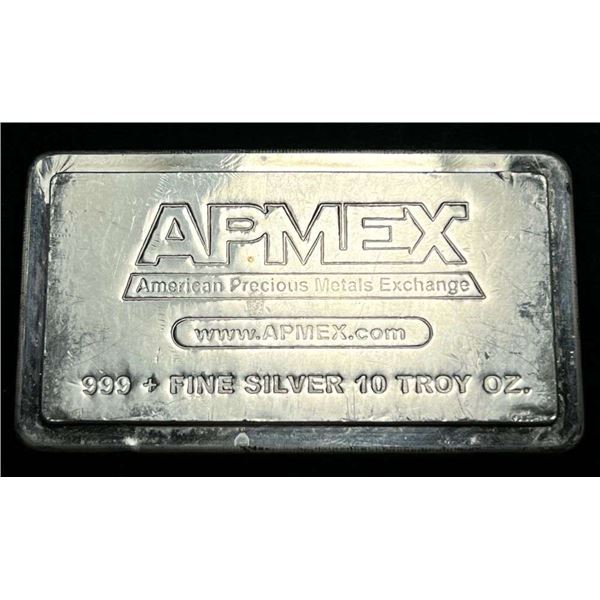 APMEX Academy 10 ozt .999 Silver Bar