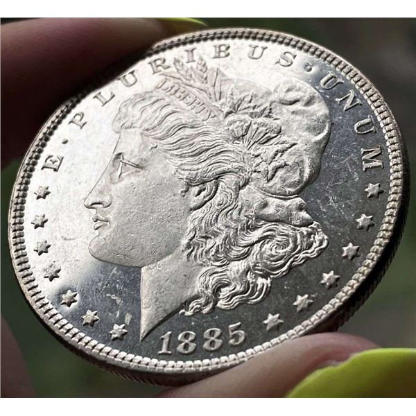 1885 Morgan Silver Dollar MS64 DMPL