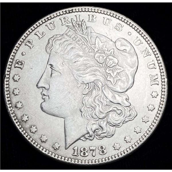 1878 8TF Morgan Silver Dollar MS63 Details