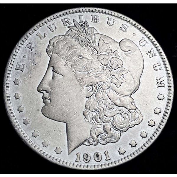 1901 Morgan Silver Dollar MS62 Details