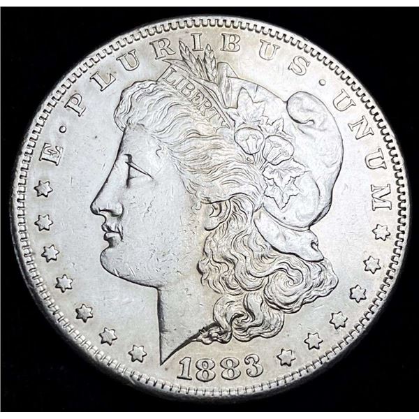 1883-S Morgan Silver Dollar AU58 Details