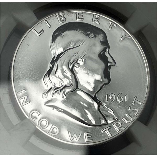 1961 Franklin Silver Half Dollar NGC PF68