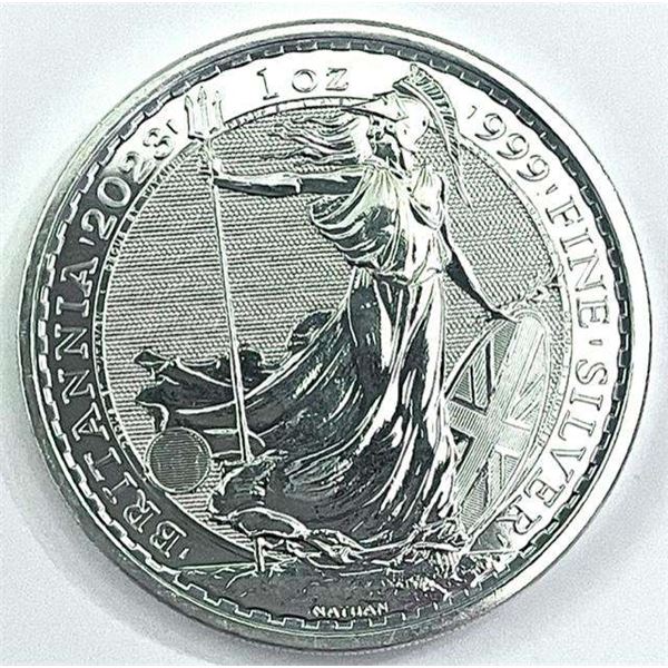 2023 Great Britain Britannia 1 ozt .999 Silver