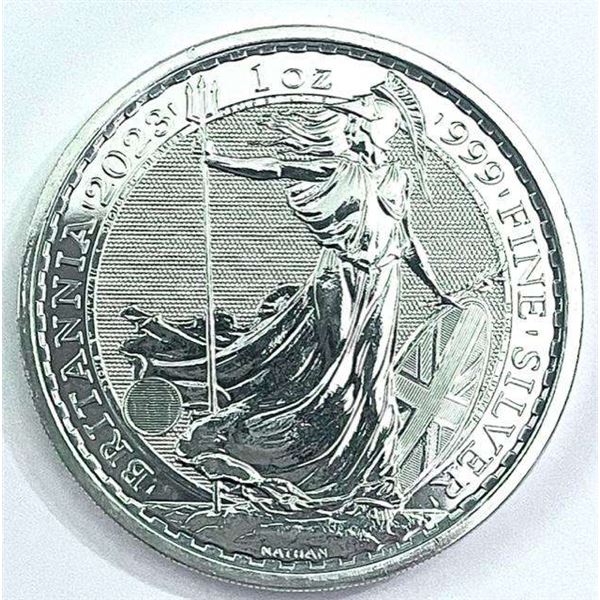 2023 Great Britain Britannia 1 ozt .999 Silver
