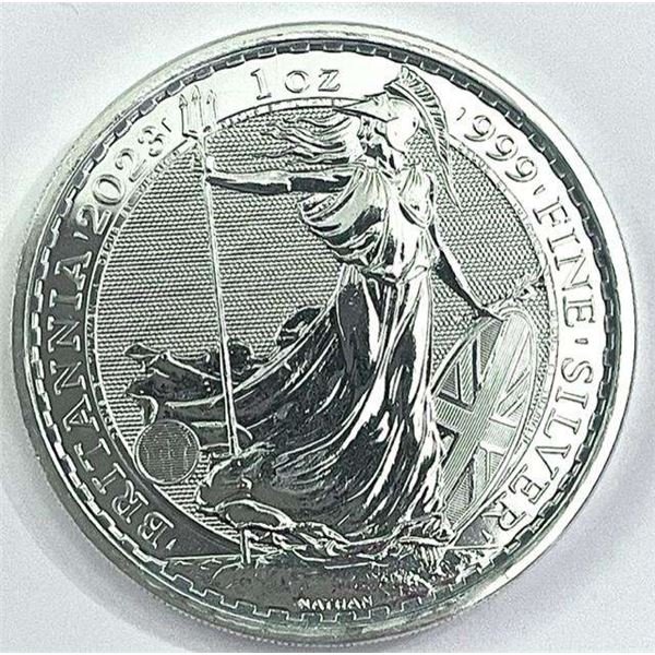 2023 Great Britain Britannia 1 ozt .999 Silver