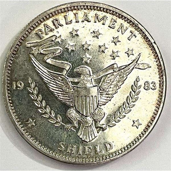 1983 Parliament Shield Proof 1 ozt .999 Silver