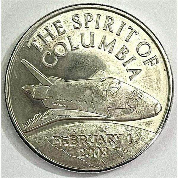 The Spirit of Columbia Proof 1 ozt .999 Silver
