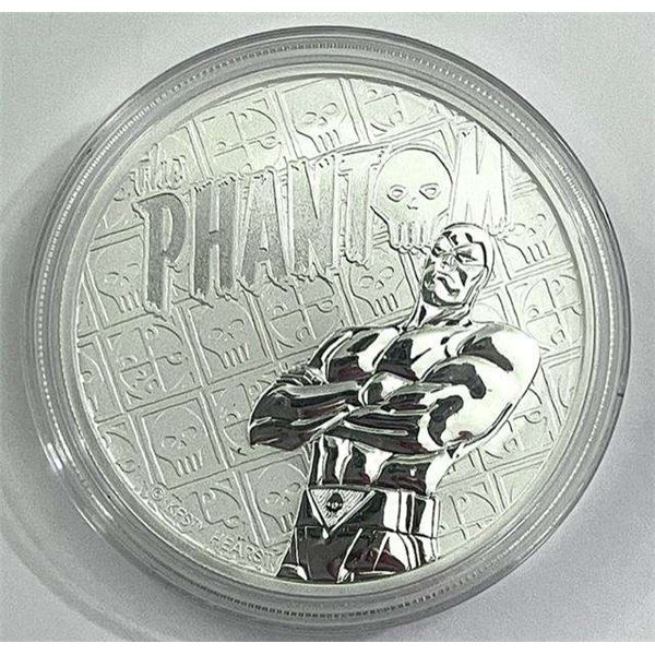 2022 Tuvalu "The Phantom" 1 ozt .999 Silver Dollar
