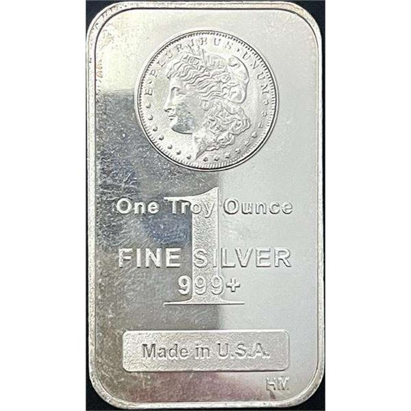 Highland Mint Morgan 1 ozt .999 Silver Bar