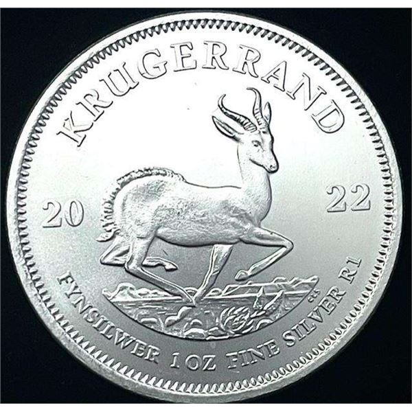 2022 South Africa Krugerrand 1 ozt Silver