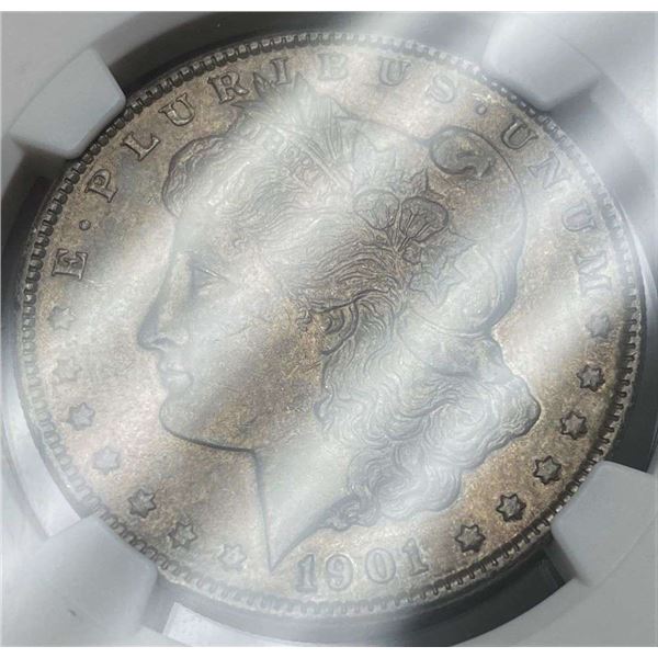 1901-S Morgan Silver Dollar NGC AU55