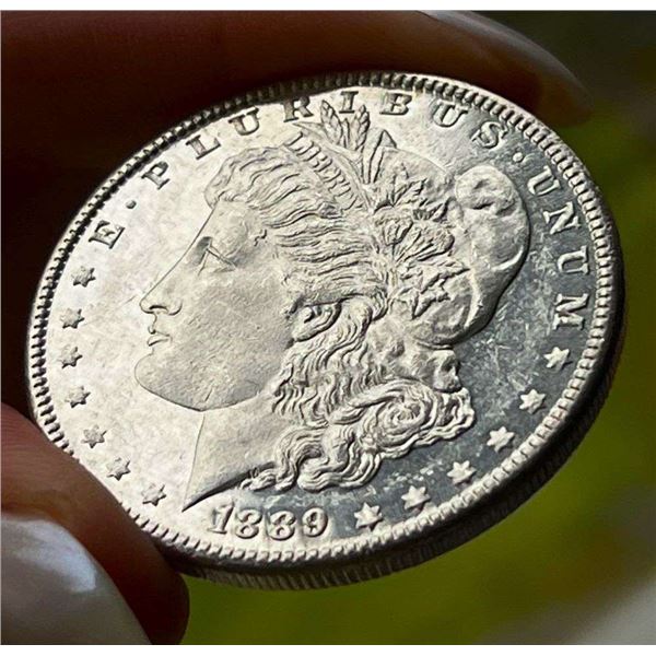 1889 Morgan Silver Dollar MS64 DMPL