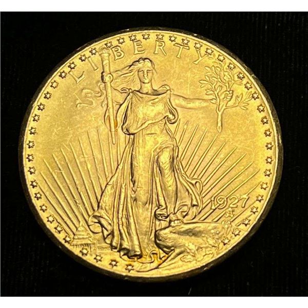 Last Minute! 1927 Gold Saint Gaudens $20 MS64