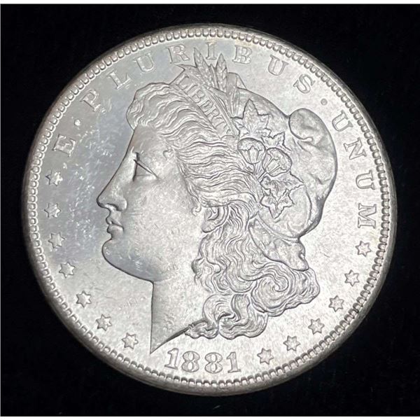 1881-S Morgan Silver Dollar MS64
