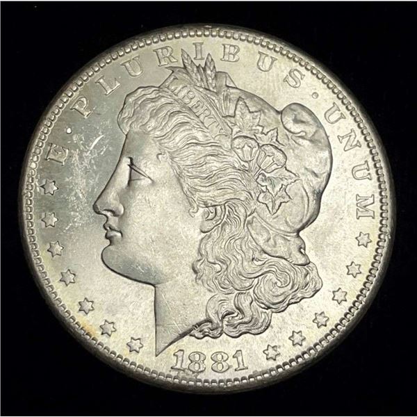 1881-S Morgan Silver Dollar MS64