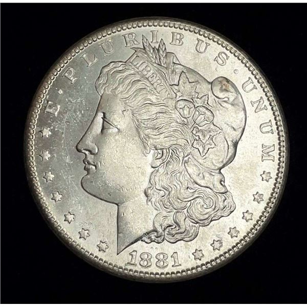 1881-S Morgan Silver Dollar MS63