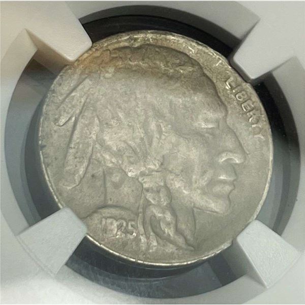 1925-S Buffalo Silver Nickel NGC AU Details Environmental Damage