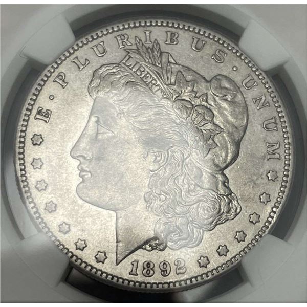 1892-S Morgan Silver Dollar NGC AU53