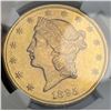 Image 1 : Last Minute! 1895 Gold Liberty Head $20 NGC MS61
