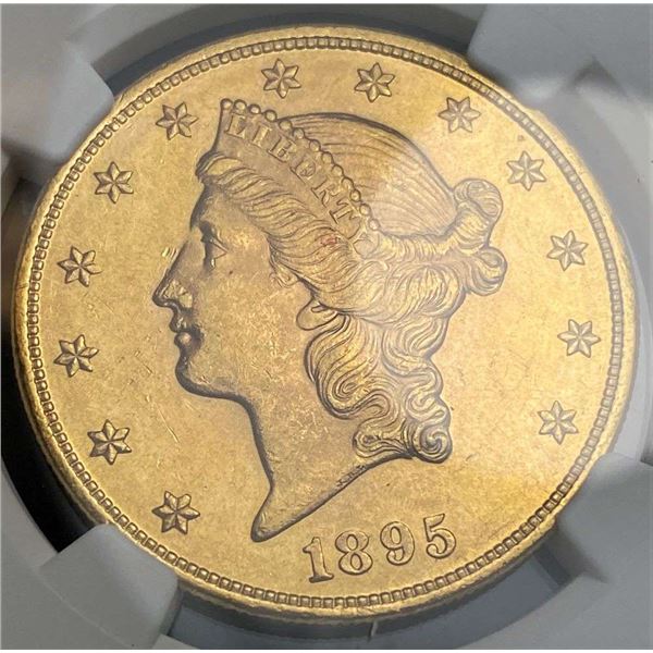 1895 Gold Liberty Head $20 NGC MS61