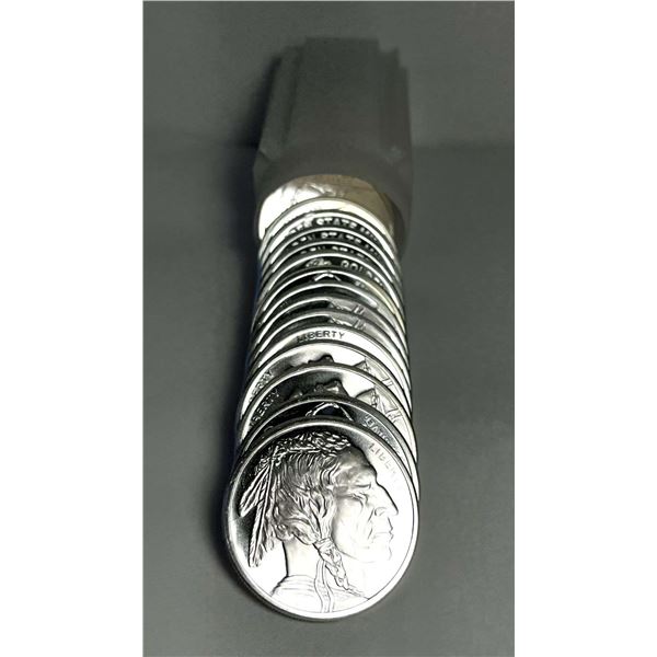 (20-coins) Buffalo Golden State Mint Proof 1 ozt .999 Silver