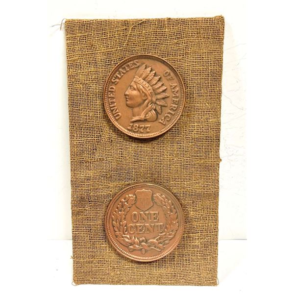 1877 Giant 2-Sided Indian Head Cent Model