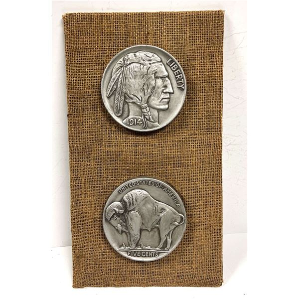 1914 Giant 2-Sided Buffalo Nickel Model