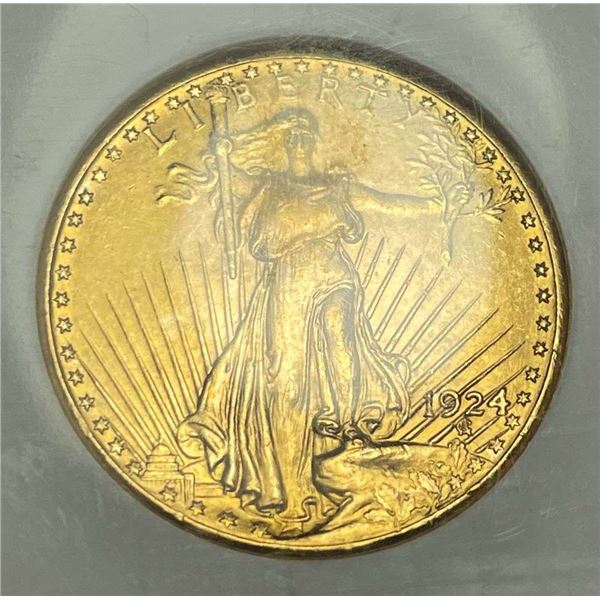 Last Minute! 1924 Gold Saint Gaudens $20 NGC MS65