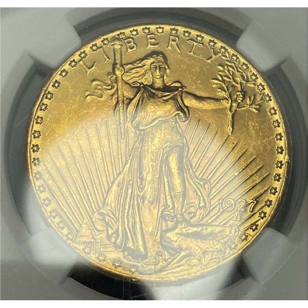 Last Minute! 1927 Gold Saint Gaudens $20 NGC MS65