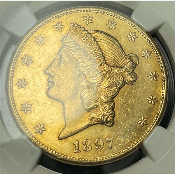 Last Minute! 1897 Gold Liberty Head $20 NGC MS61