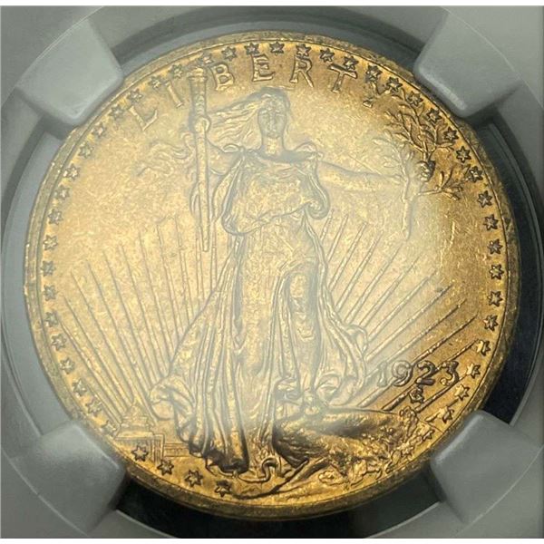 Last Minute! 1923 Gold Saint Gaudens $20 NGC MS62
