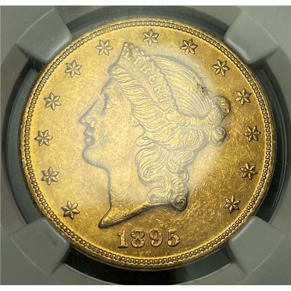 Last Minute! 1895 Gold Liberty Head $20 NGC MS61