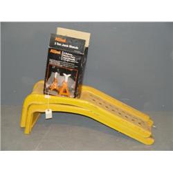 CAR RAMPS AND JACK STANDS