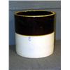 Image 1 : BROWN AND WHITE 6 GAL STONEWARE CROCK