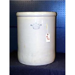 15 STONEWARE CROCK (CRACKED)