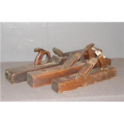 LARGE WOODEN BLOCK PLANES- 3 X THE MONEY