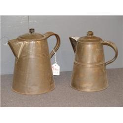 TOLE COFFEE POTS- 2 X THE MONEY