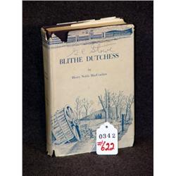 AUTOGRAPHED COPY MACCRACKEN'S BLYTHE DUTCHESS