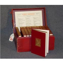 CASED SET ROBERT BROWNING'S WORKS, CAMBERWELL